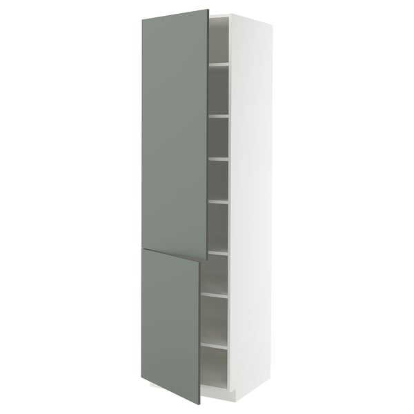 METOD Mueble alto + entrepaños y puertas
