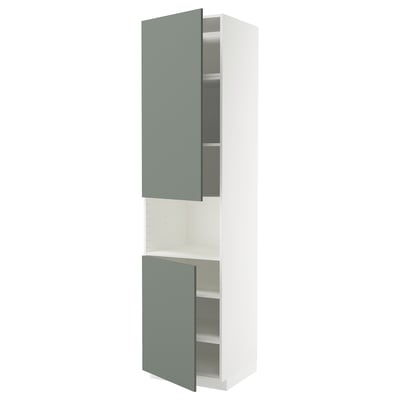 METOD Mueble alto microondas, 2 puertas