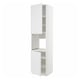 METOD Mueble alto para horno, 2 puertas, blanco/Stensund blanco, 60x60x240 cm