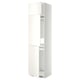 METOD Mueble alto para nevera, 3 puertas, blanco/Veddinge blanco, 60x60x240 cm