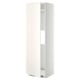 Opción: METOD Mueble alto para nevera con puerta, blanco/Veddinge blanco, 60x60x200 cm