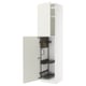 METOD Mueble alto para productos limpieza, blanco/Veddinge blanco, 60x60x240 cm