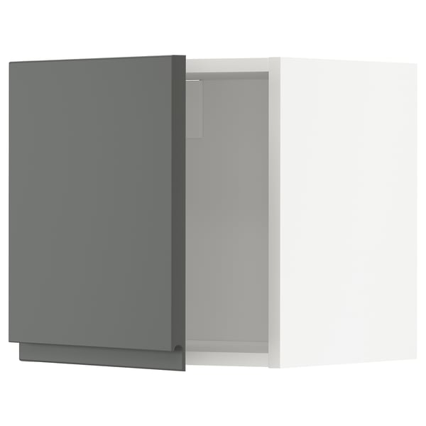 METOD Mueble de pared, blanco/Voxtorp gris oscuro, 40x40 cm