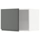 METOD Mueble de pared, blanco/Voxtorp gris oscuro, 60x40 cm