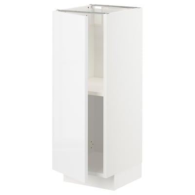 METOD Mueble inferior con entrepaños, blanco/Ringhult blanco, 30x37 cm