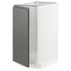 METOD Mueble lavaplatos, clasif residuos, blanco/Voxtorp gris oscuro, 40x60 cm