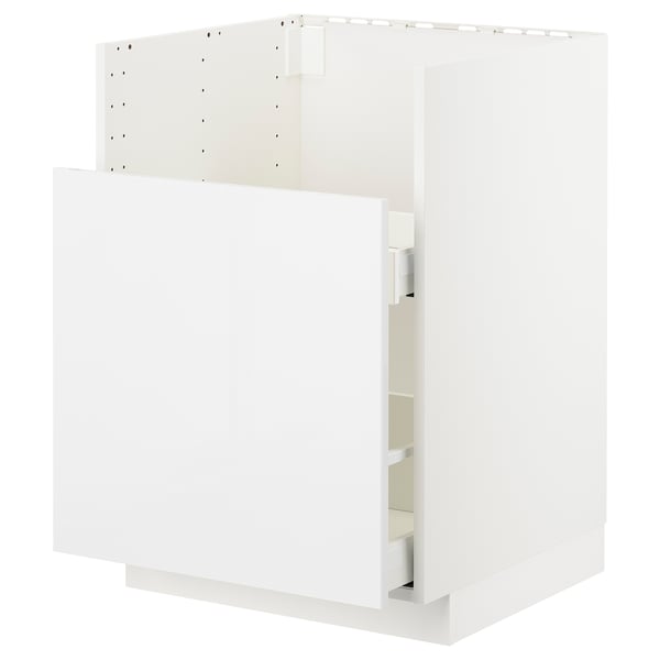 METOD Mueble para lavaplatos TALLSJÖN, blanco/Ringhult blanco, 60x60 cm