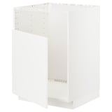 METOD Mueble para lavaplatos TALLSJÖN, blanco/Veddinge blanco, 60x60 cm