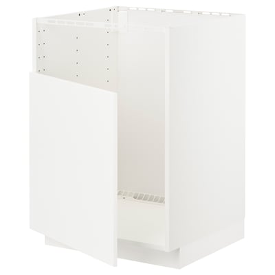 METOD Mueble para lavaplatos TALLSJÖN, blanco/Veddinge blanco, 60x60 cm