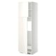 METOD Mueble para nevera con 2 puertas, blanco/Veddinge blanco, 60x60x200 cm