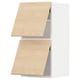 METOD Mueble pared con 2 puertas, horizon, blanco/Askersund Efecto fresno claro, 40x80 cm