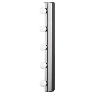 MUSIK Aplique de pared, cromado