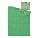 NATTHÄGER Funda de plumón y funda almohada, verde/cocodrilo, 150x200/50x60 cm