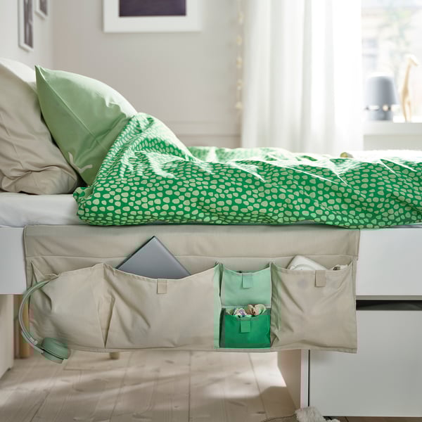 NATTHÄGER Funda de plumón y funda almohada, verde/cocodrilo, 150x200/50x60 cm