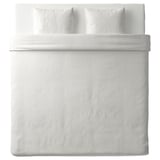 NATTJASMIN Funda plumón con 2 fundas almohada, blanco, 240x220/50x60 cm