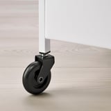 NISSAFORS Carrito, blanco, 50.5x30x83 cm