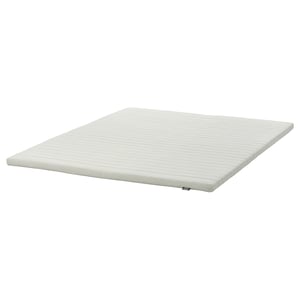 NISSEHOLM Sobrecolchón topper, blanco, 140x200 cm