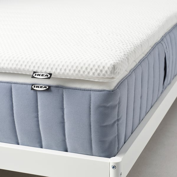 NISSEHOLM Sobrecolchón topper, blanco, 90x200 cm