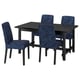 NORDVIKEN / BERGMUND Juego de comedor 4 puestos