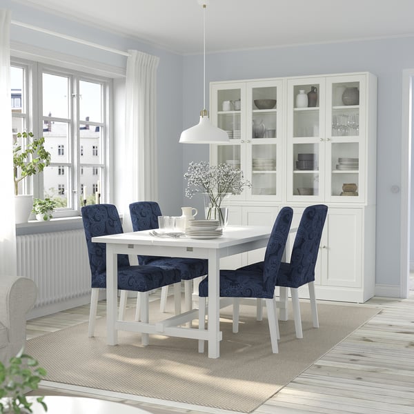 NORDVIKEN / BERGMUND Juego de comedor 4 puestos