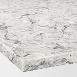 ODENSBERG Mesón a medida, beige Efecto mármol/cuarzo, 1 m²x1.2 cm