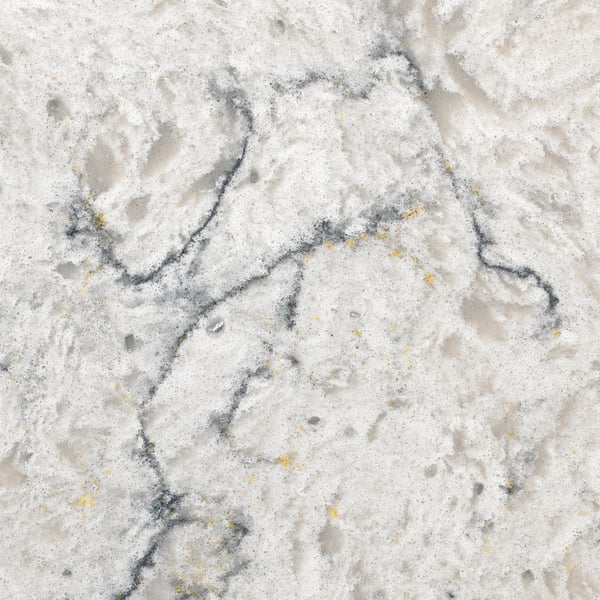 ODENSBERG Mesón a medida, beige Efecto mármol/cuarzo, 1 m²x1.2 cm