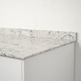 ODENSBERG Mesón a medida, beige Efecto mármol/cuarzo, 1 m²x1.2 cm