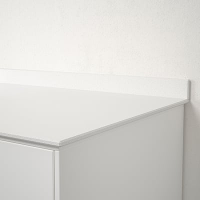 ODENSBERG Mesón a medida, blanco cuarzo, 1 m²x1.2 cm