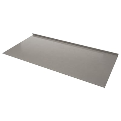 ODENSBERG Mesón a medida, gris efecto piedra/cuarzo, 1 m²x1.2 cm