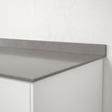 ODENSBERG Mesón a medida, gris efecto piedra/cuarzo, 1 m²x1.2 cm