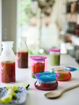 ÖVERMÄTT Tapas de silicona, set de 3, silicona multicolor