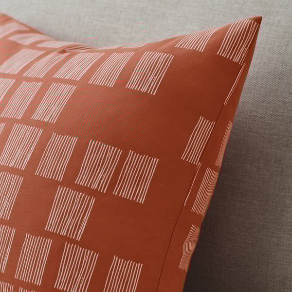 PALPLJUNGMAL Funda de cojín, naranja, 50x50 cm