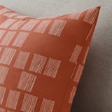 PALPLJUNGMAL Funda de cojín, naranja, 50x50 cm