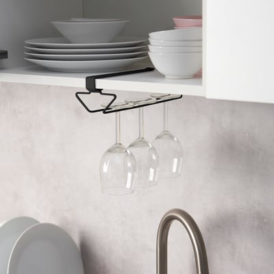 PÅLYCKE Accesorio multiuso para colgar, gris oscuro