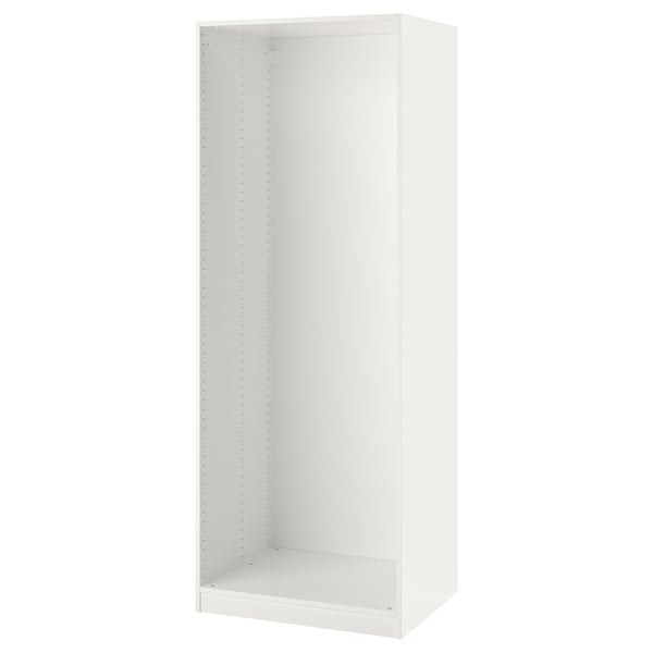 PAX Estructura clóset, blanco, 75x58x201 cm