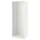 PAX Estructura clóset, blanco, 75x58x201 cm