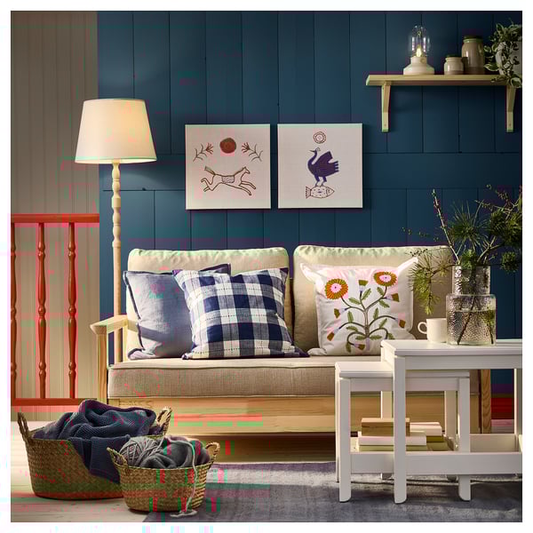 PJÄTTERYD Cuadro, aplique con motivo animal, 40x40 cm