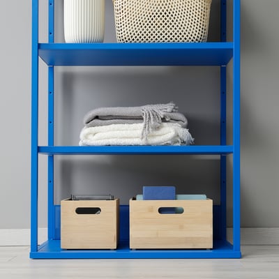 PLATSA Estantería, azul, 60x40x120 cm