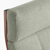 POÄNG Poltrona, café/Gunnared verde claro
