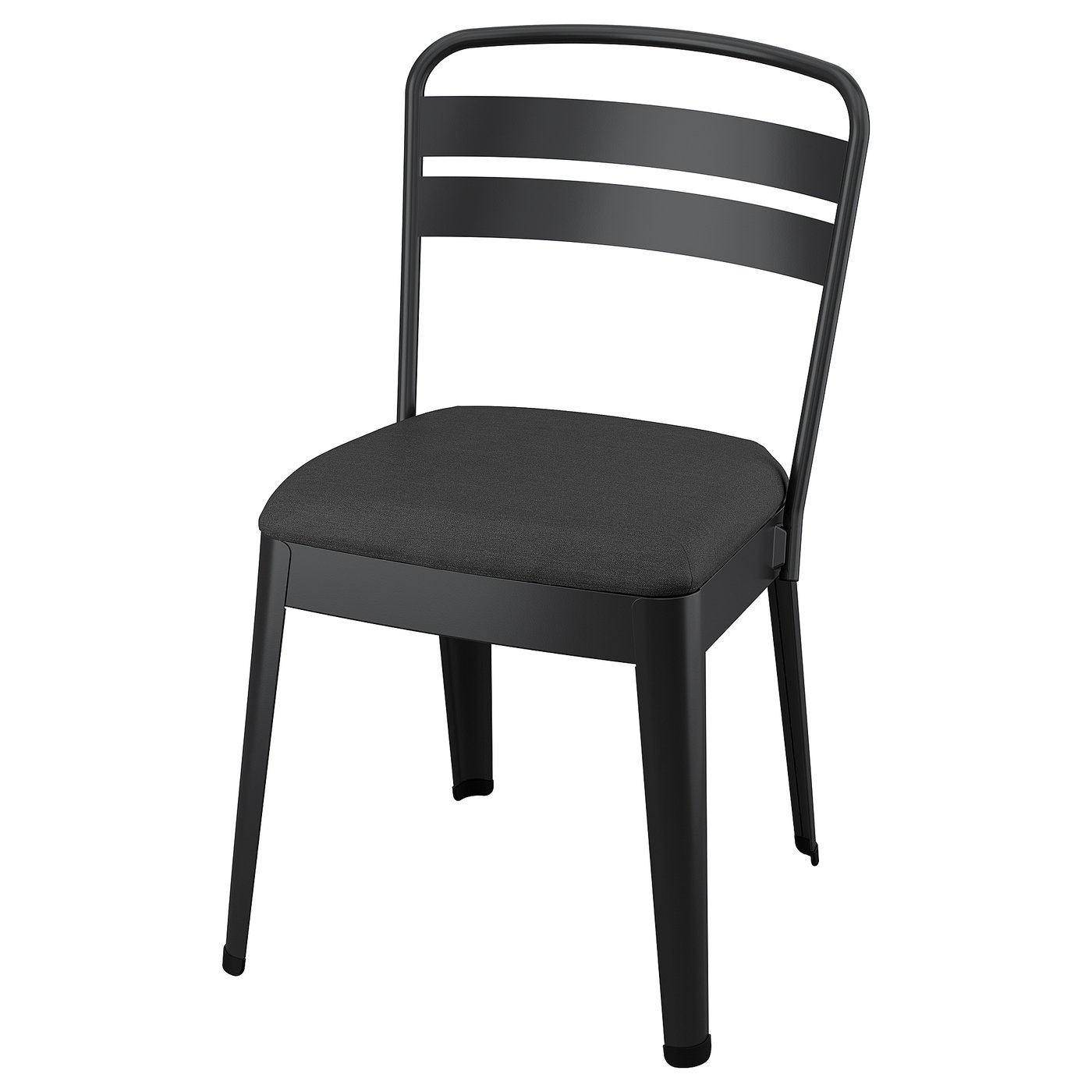 RAMSNÄS Silla, gris oscuro/Vissle gris oscuro