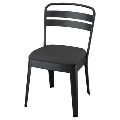 RAMSNÄS Silla, gris oscuro/Vissle gris oscuro