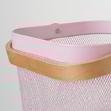 RISATORP Cesta, rosado, 25x26x18 cm