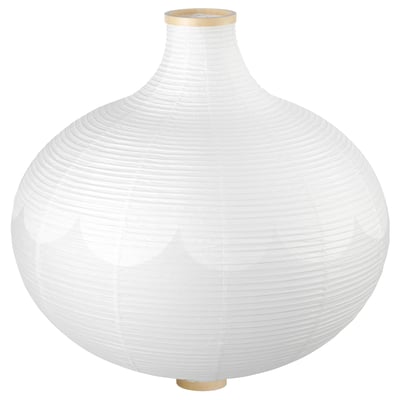 RISBYN Pantalla para lámpara de techo, Forma de cebolla/blanco, 57 cm