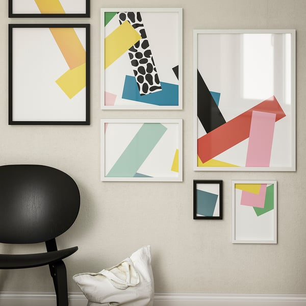RÖDALM Marco, blanco, 50x70 cm
