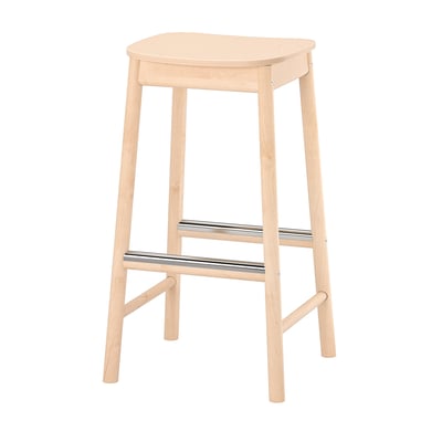 RÖNNINGE Silla de bar, abedul, 75 cm