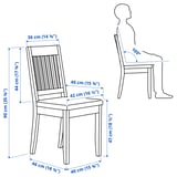 ROSENTORP / NÄSINGE Juego de comedor 4 puestos