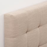 RYKKINN Cabecero de cama, Hillared beige, 160 cm