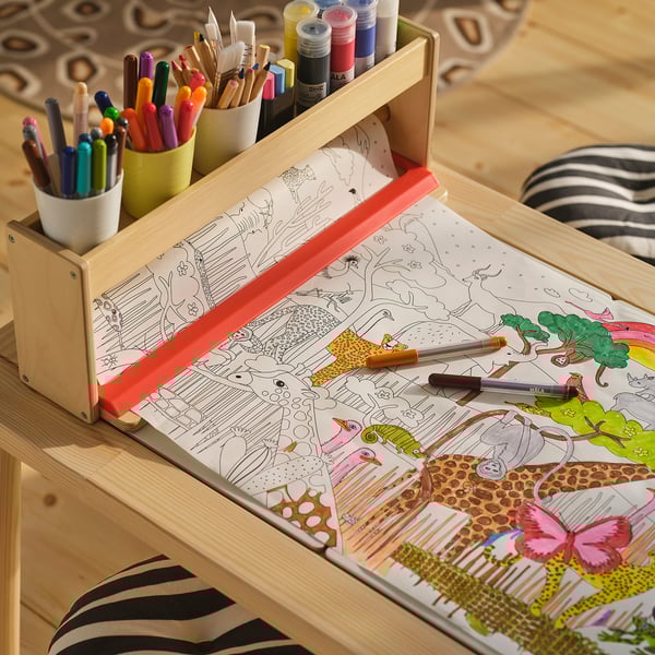 SANDLÖPARE Rollo de papel para colorear, sabana, 10 m