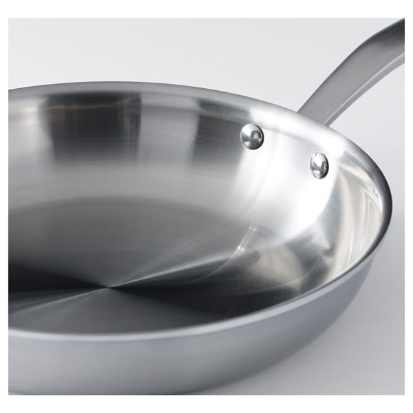 SENSUELL Sartén, Acero inoxidable/gris, 24 cm