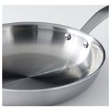 SENSUELL Sartén, Acero inoxidable/gris, 24 cm